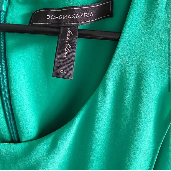BCBG MAX AZRIA EMERALD HALEY SLEEVELESS DRESS WQR63E06/M783A SZ 4 - Picture 3 of 4